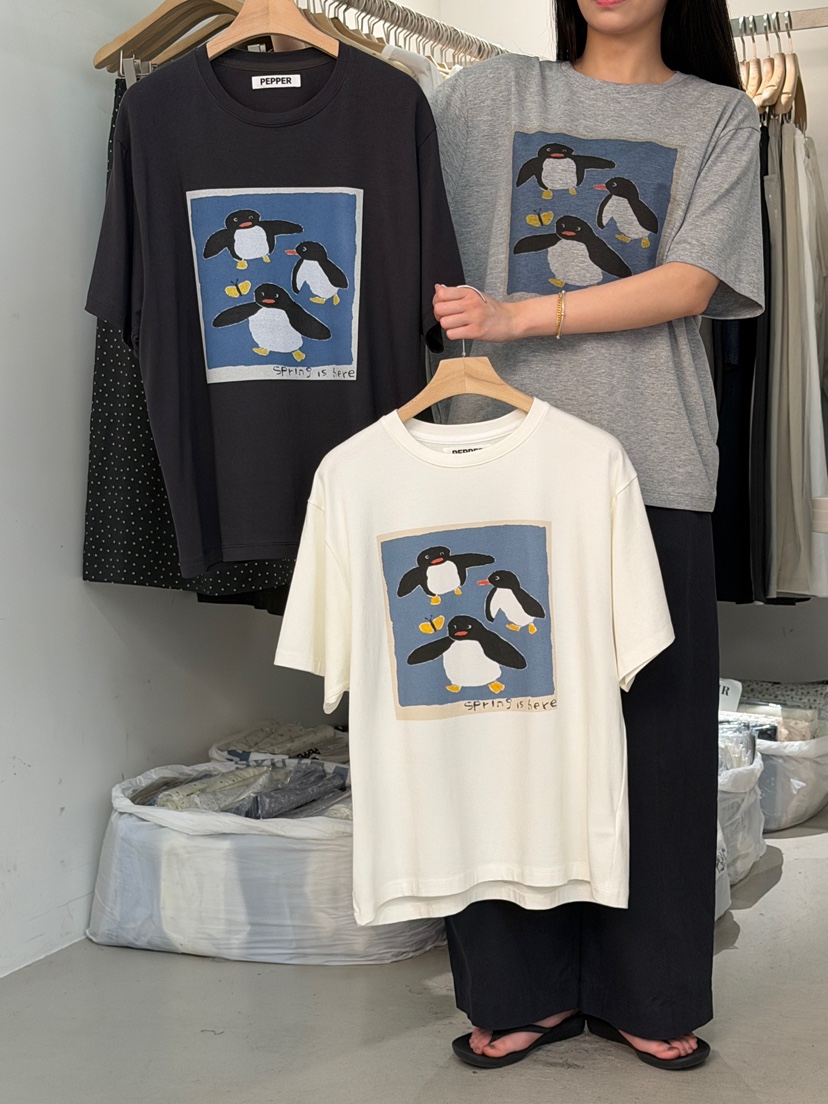 PEPPER-L東大門直郵女裝新品人氣真品推薦職業熱賣T恤鵝PEPPERT恤