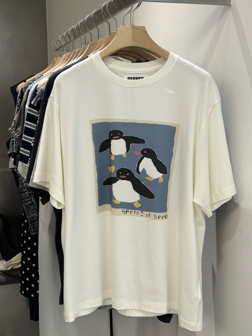 PEPPER-L東大門直郵女裝新品人氣真品推薦職業熱賣T恤鵝PEPPERT恤圖色1