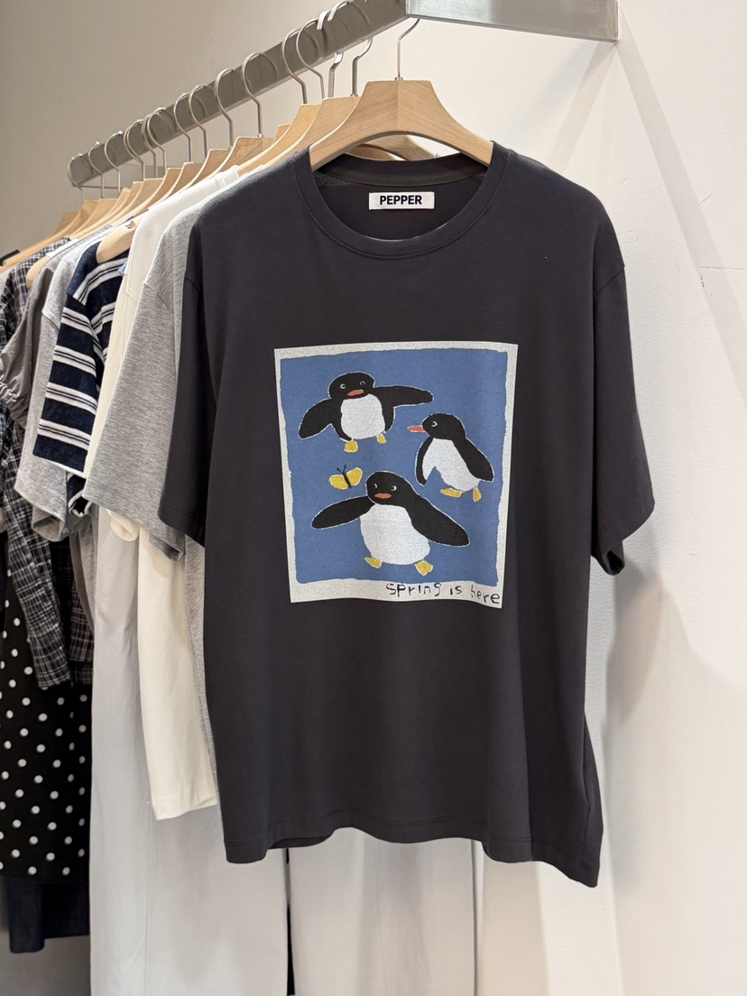 PEPPER-L東大門直郵女裝新品人氣真品推薦職業熱賣T恤鵝PEPPERT恤圖色3