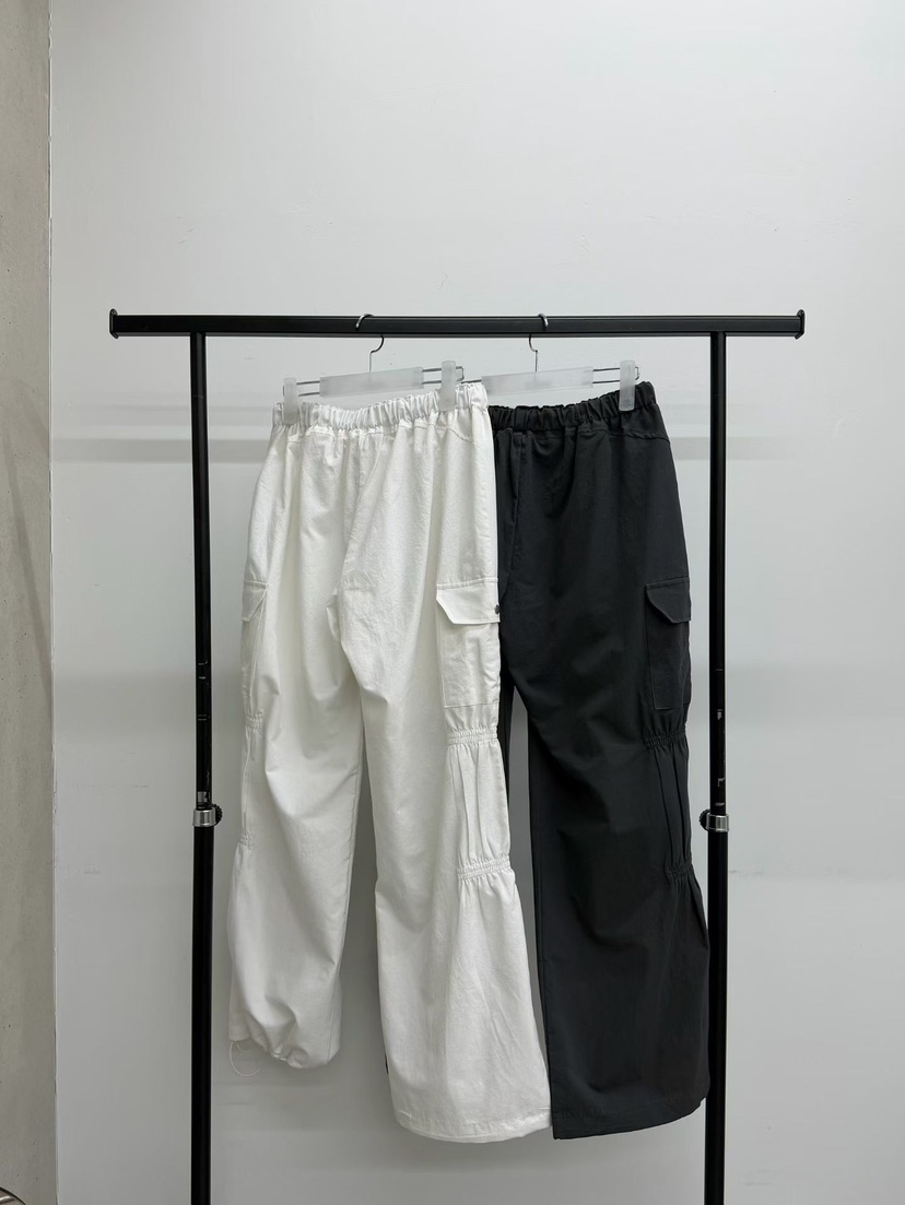 MINIMUZE東大門實拍女士新款26春夏職業時尚休閑褲口袋褶皺MINIMUZE休閑褲