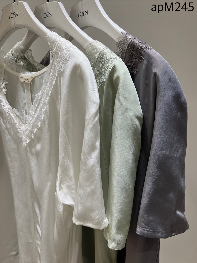 LOFN韓國東大門直郵女裝新款人氣休閑時尚職業襯衫蕾絲衫LOFN襯衫/蕾絲衫