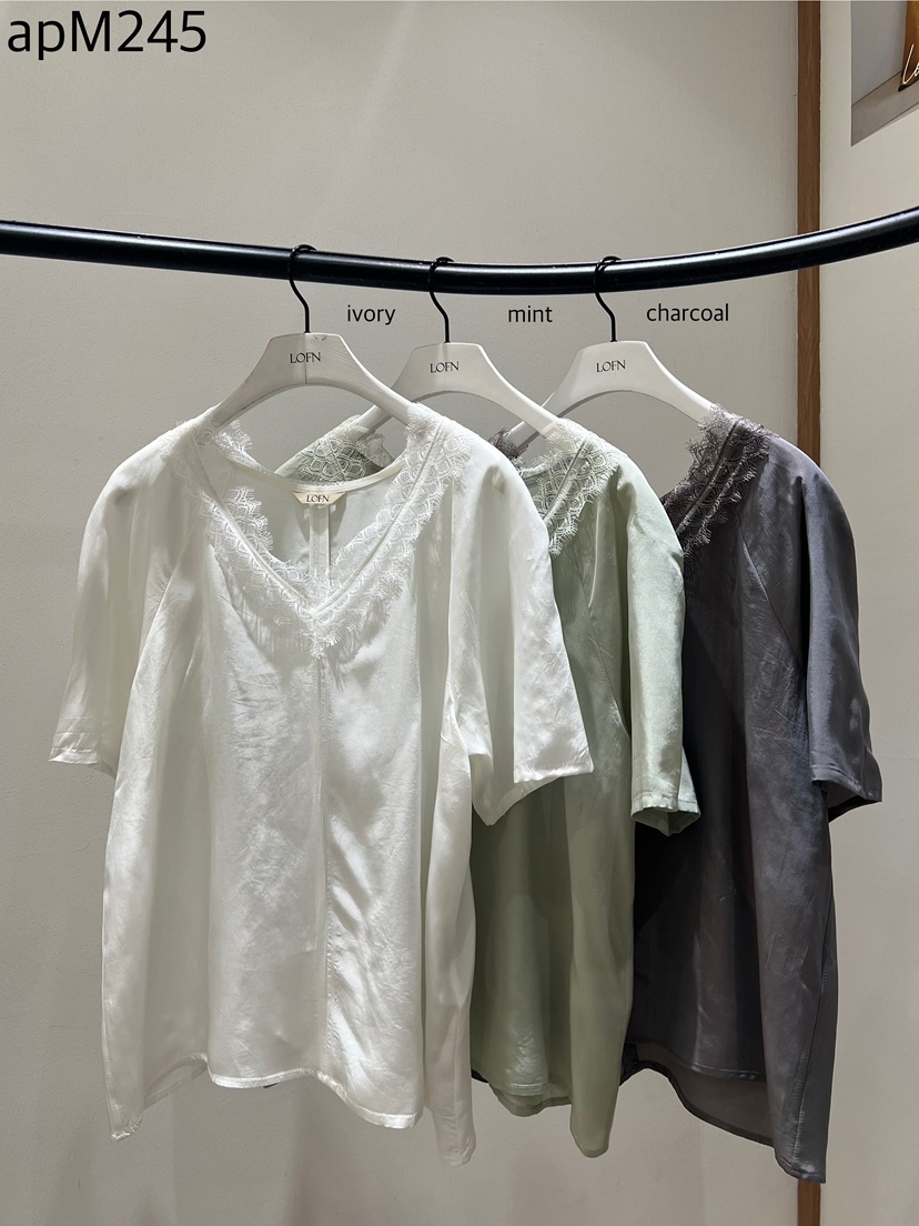 LOFN韓國東大門直郵女裝新款人氣休閑時尚職業襯衫蕾絲衫LOFN襯衫/蕾絲衫