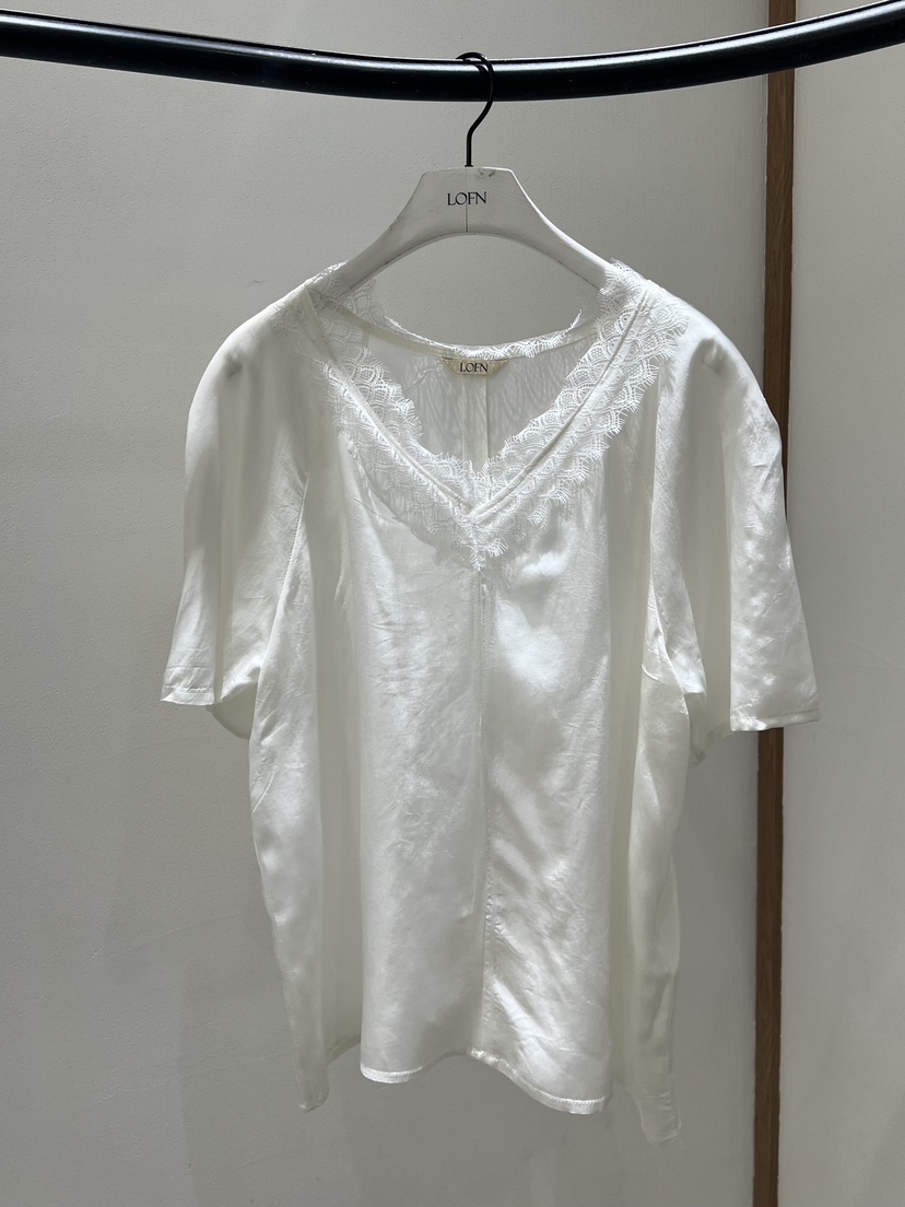 LOFN韓國東大門直郵女裝新款人氣休閑時尚職業襯衫蕾絲衫LOFN襯衫/蕾絲衫圖色2