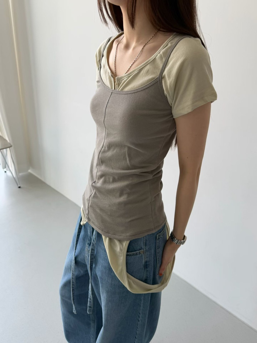 ARKIE/TAF韓國直郵女士新品人氣26春夏推薦吊帶背心修身ARKIE/TAF吊帶/背心