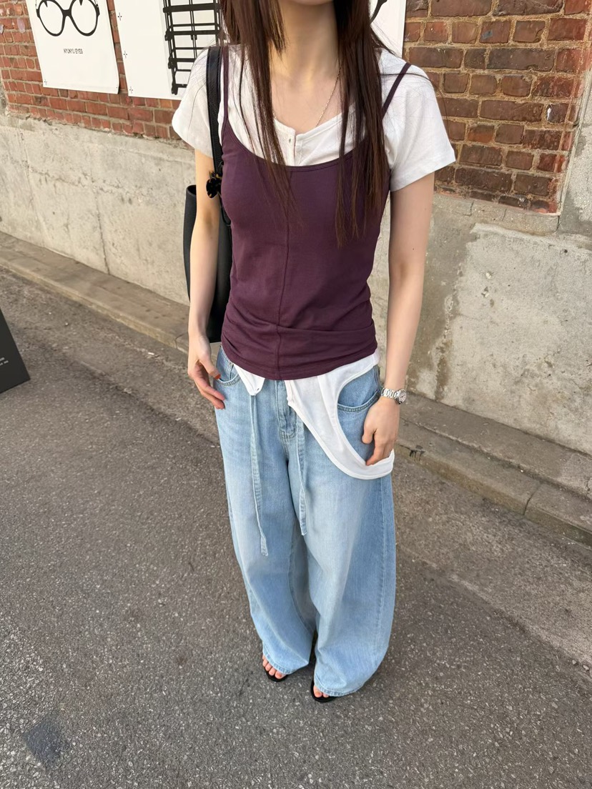 ARKIE/TAF韓國直郵女士新品人氣26春夏推薦吊帶背心修身ARKIE/TAF吊帶/背心