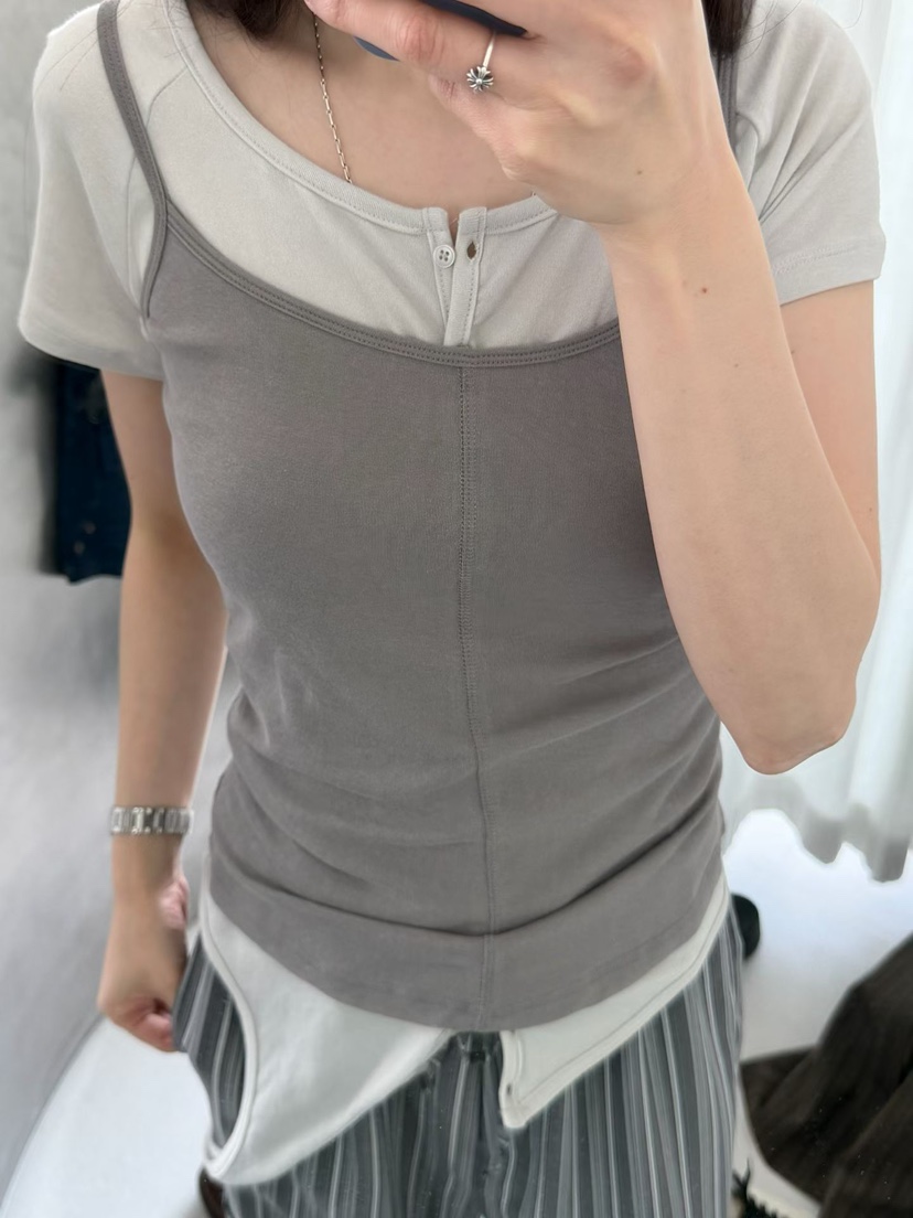 ARKIE/TAF韓國直郵女士新品人氣26春夏推薦吊帶背心修身ARKIE/TAF吊帶/背心