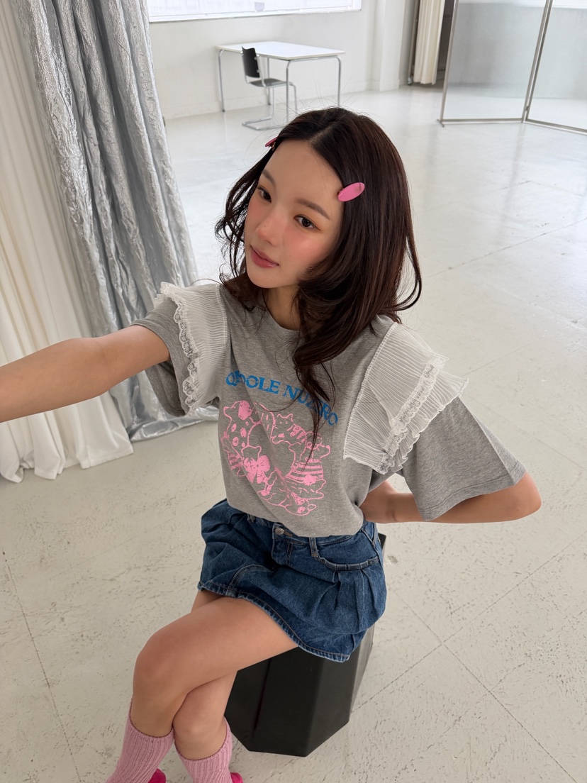 LOVABLE韓國東大門代購女裝新品人氣熱賣職業休閑26春夏T恤LOVABLET恤