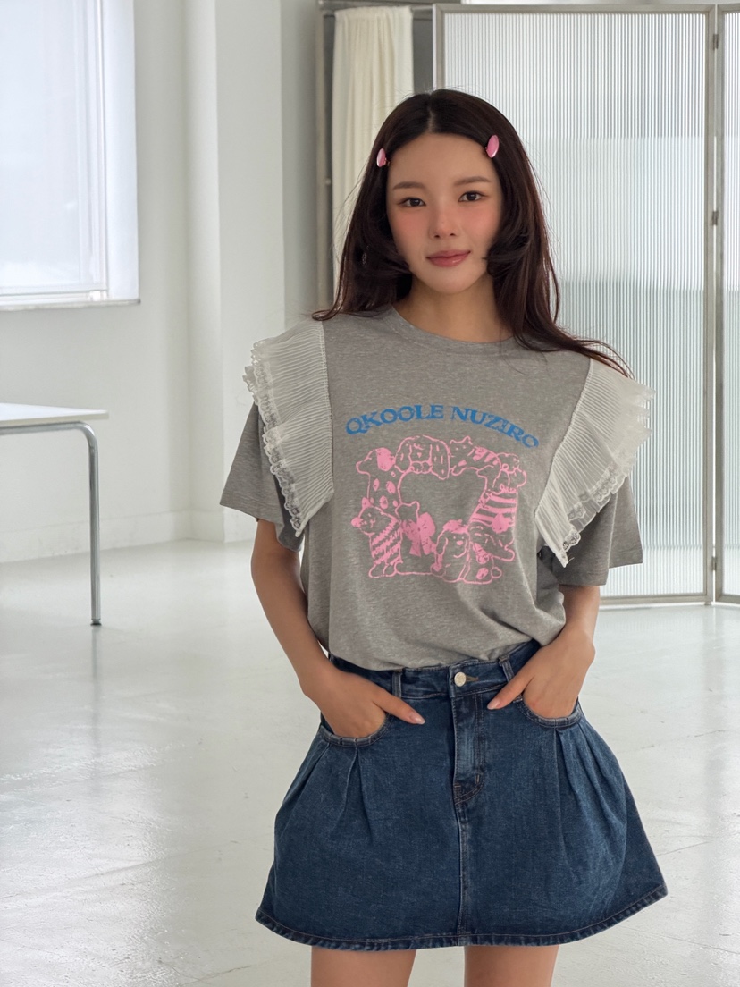 LOVABLE韓國東大門代購女裝新品人氣熱賣職業休閑26春夏T恤LOVABLET恤