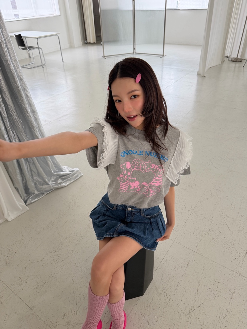 LOVABLE韓國東大門代購女裝新品人氣熱賣職業休閑26春夏T恤LOVABLET恤