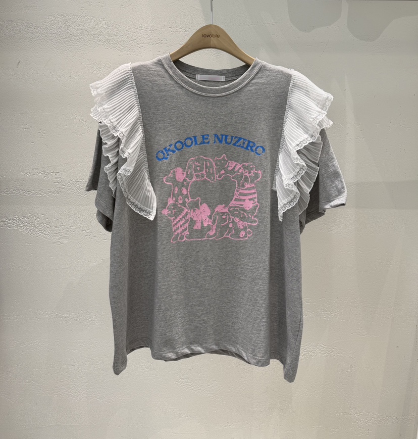 LOVABLE韓國東大門代購女裝新品人氣熱賣職業休閑26春夏T恤LOVABLET恤圖色1