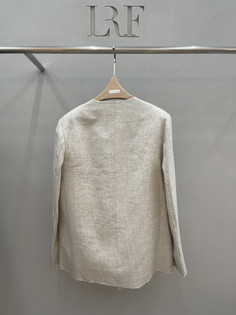 PLUS HONG-P韓國代購女士新款熱賣推薦真品夾克口袋亞麻LORA FAMILY/PLUS HONG夾克