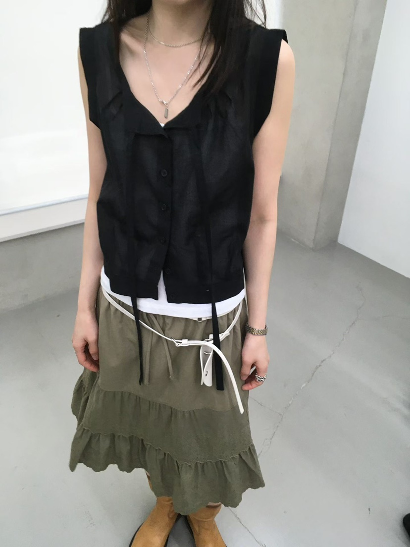 MINIMUZE韓國代購女士新品熱賣26春夏職業休閑人氣吊帶背心MINIMUZE吊帶/背心