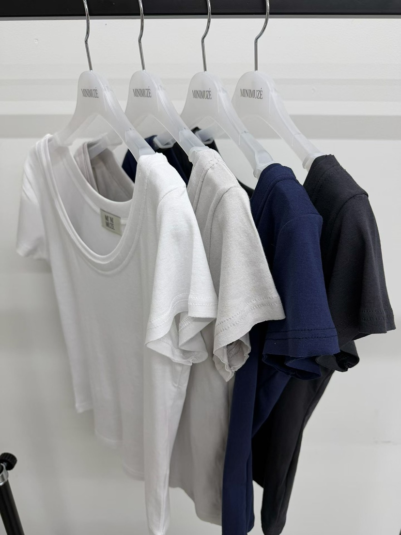 MINIMUZE韓國直郵女裝新品人氣26春夏熱賣職業推薦休閑T恤MINIMUZET恤