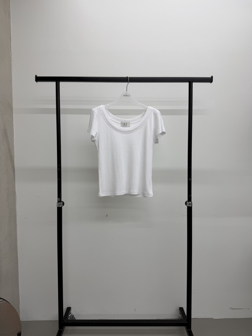 MINIMUZE韓國直郵女裝新品人氣26春夏熱賣職業推薦休閑T恤MINIMUZET恤圖色1