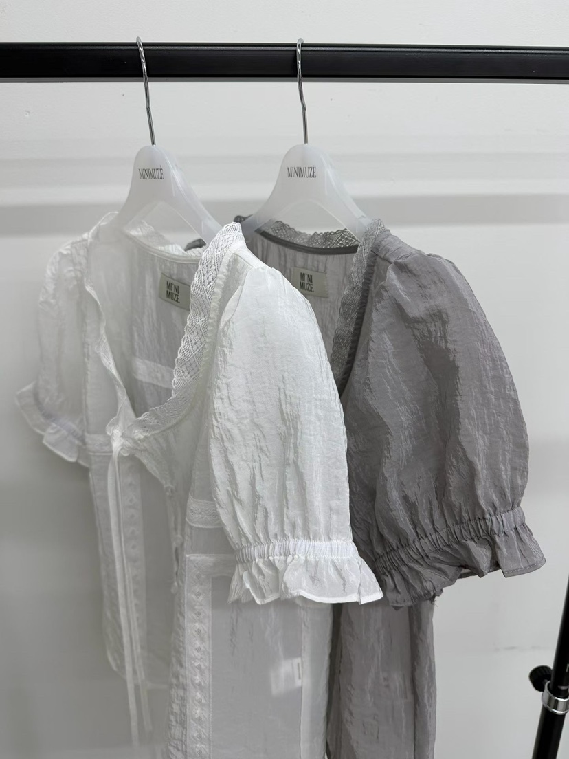 MINIMUZE韓國東大門代購女裝新款時尚人氣職業襯衫蕾絲衫MINIMUZE襯衫/蕾絲衫