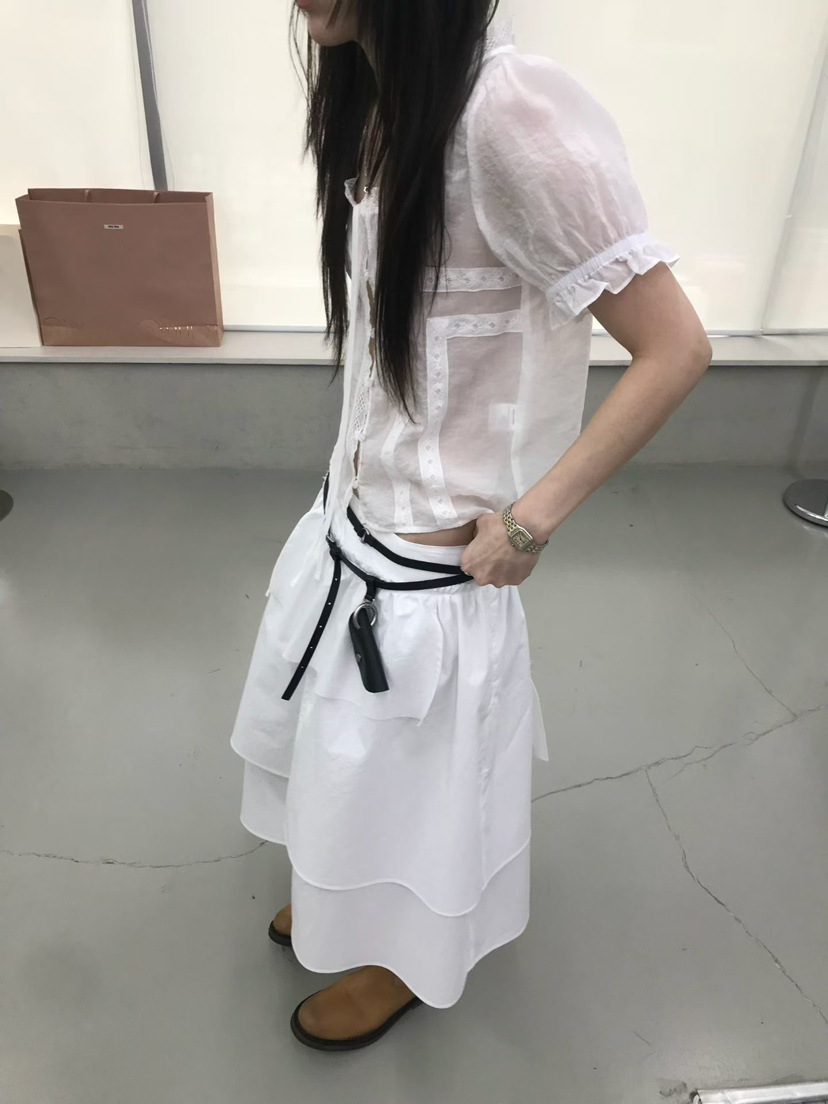 MINIMUZE韓國東大門代購女裝新款時尚人氣職業襯衫蕾絲衫MINIMUZE襯衫/蕾絲衫