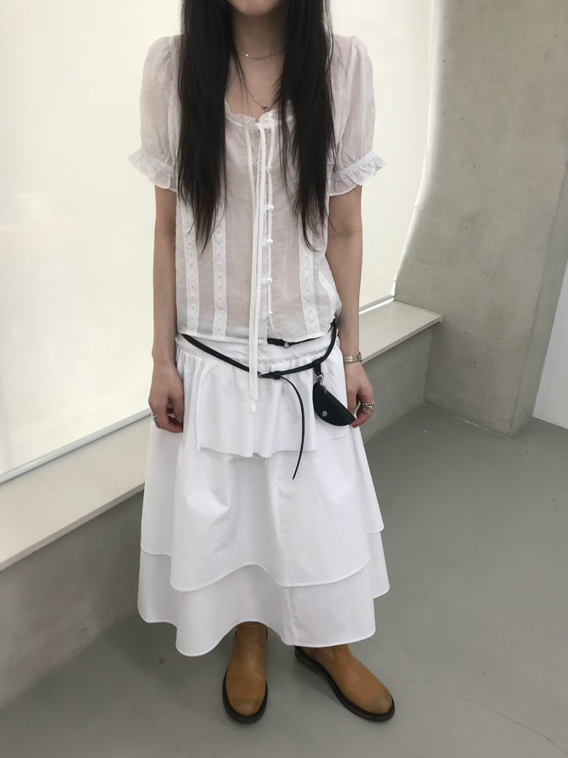 MINIMUZE韓國東大門代購女裝新款時尚人氣職業襯衫蕾絲衫MINIMUZE襯衫/蕾絲衫