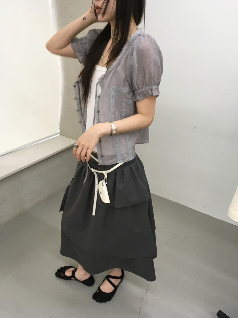 MINIMUZE韓國東大門代購女裝新款時尚人氣職業襯衫蕾絲衫MINIMUZE襯衫/蕾絲衫