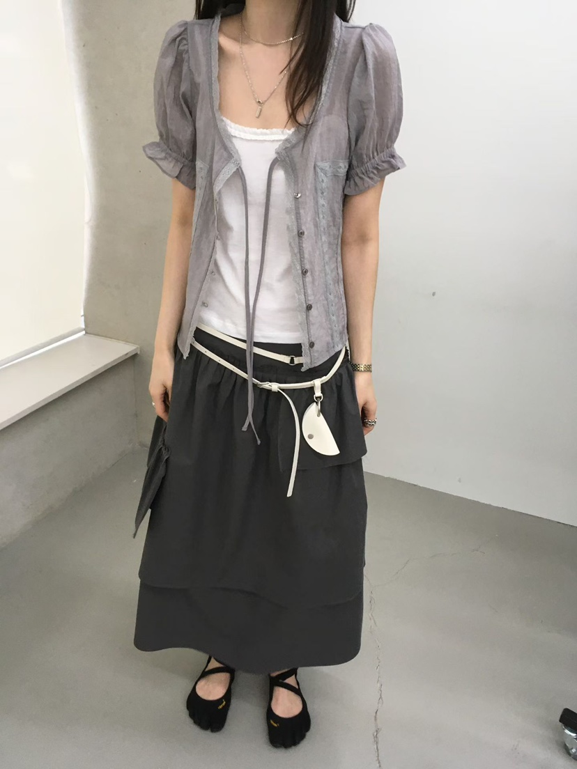 MINIMUZE韓國東大門代購女裝新款時尚人氣職業襯衫蕾絲衫MINIMUZE襯衫/蕾絲衫