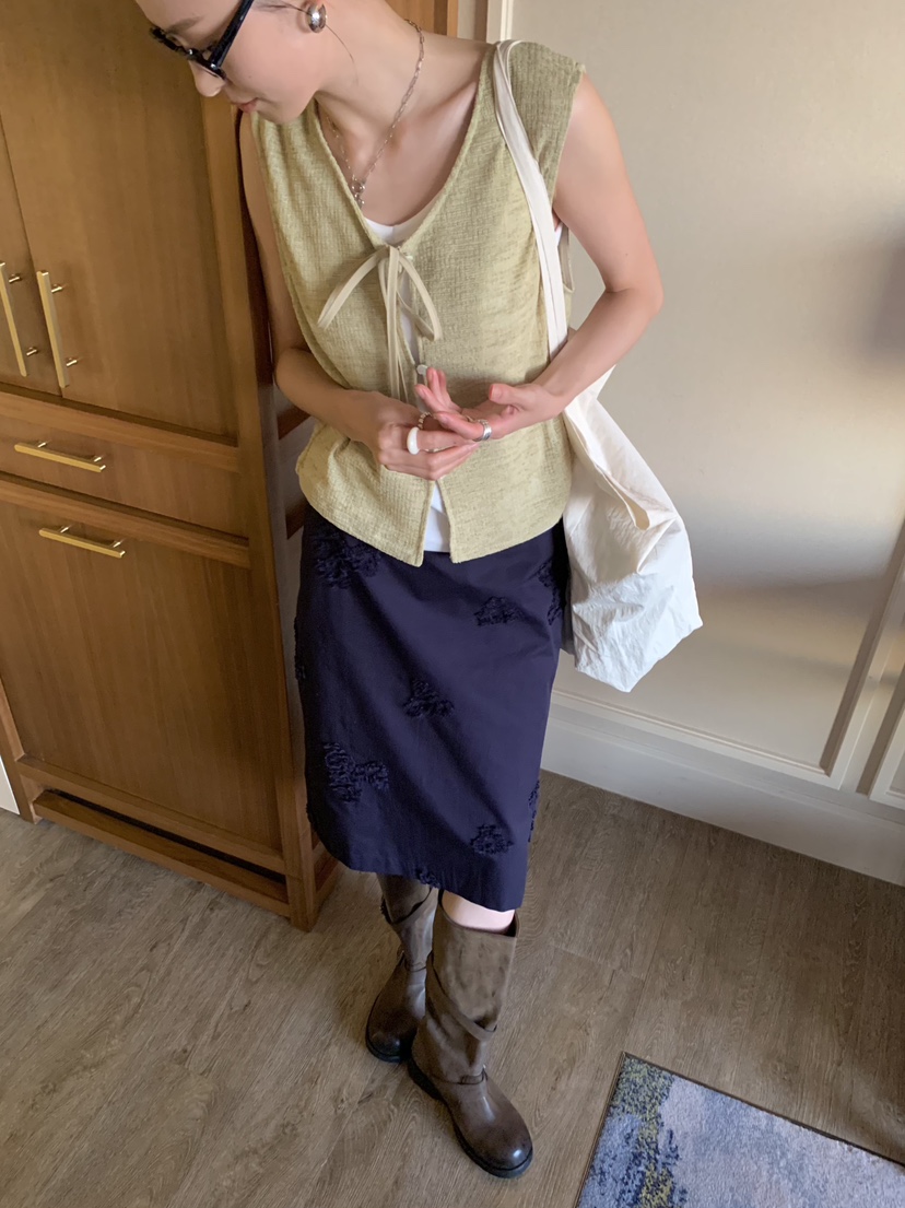 LOFN東大門代購女裝新款熱賣人氣推薦26春夏半身裙中短裙LOFN半身裙/中短裙