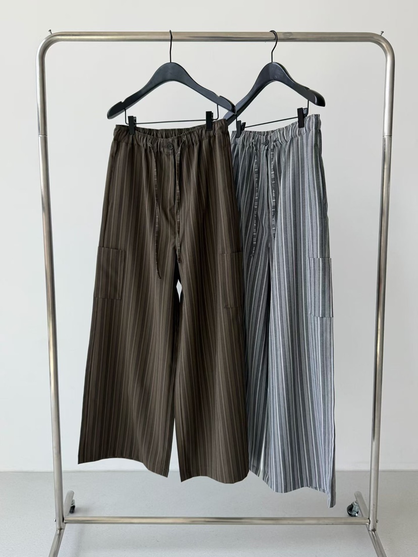 ARKIE/TAF韓國東大門直郵女裝新款時尚休閑人氣休閑褲條紋ARKIE/TAF休閑褲