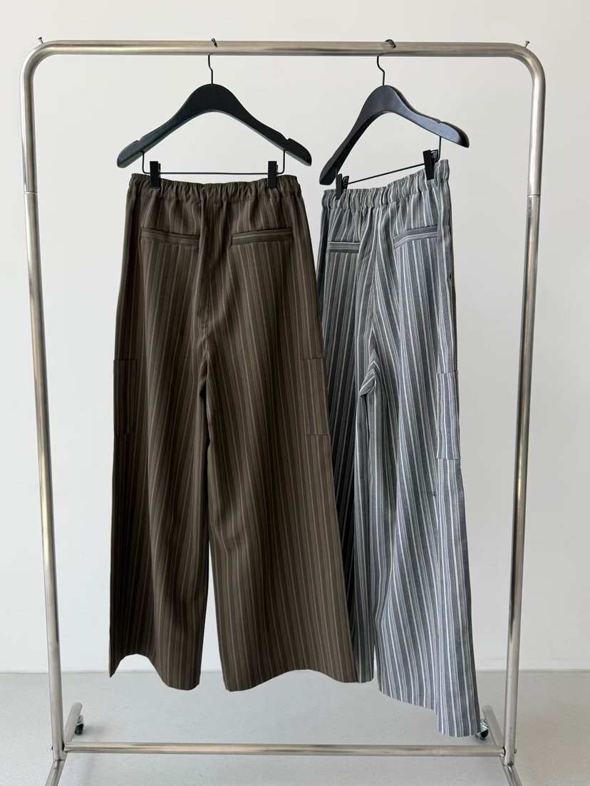 ARKIE/TAF韓國東大門直郵女裝新款時尚休閑人氣休閑褲條紋ARKIE/TAF休閑褲