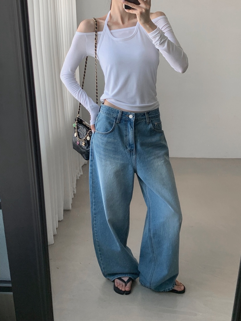 VERANDA韓國東大門直郵女裝新款熱賣時尚職業人氣推薦牛仔褲VERANDA牛仔褲