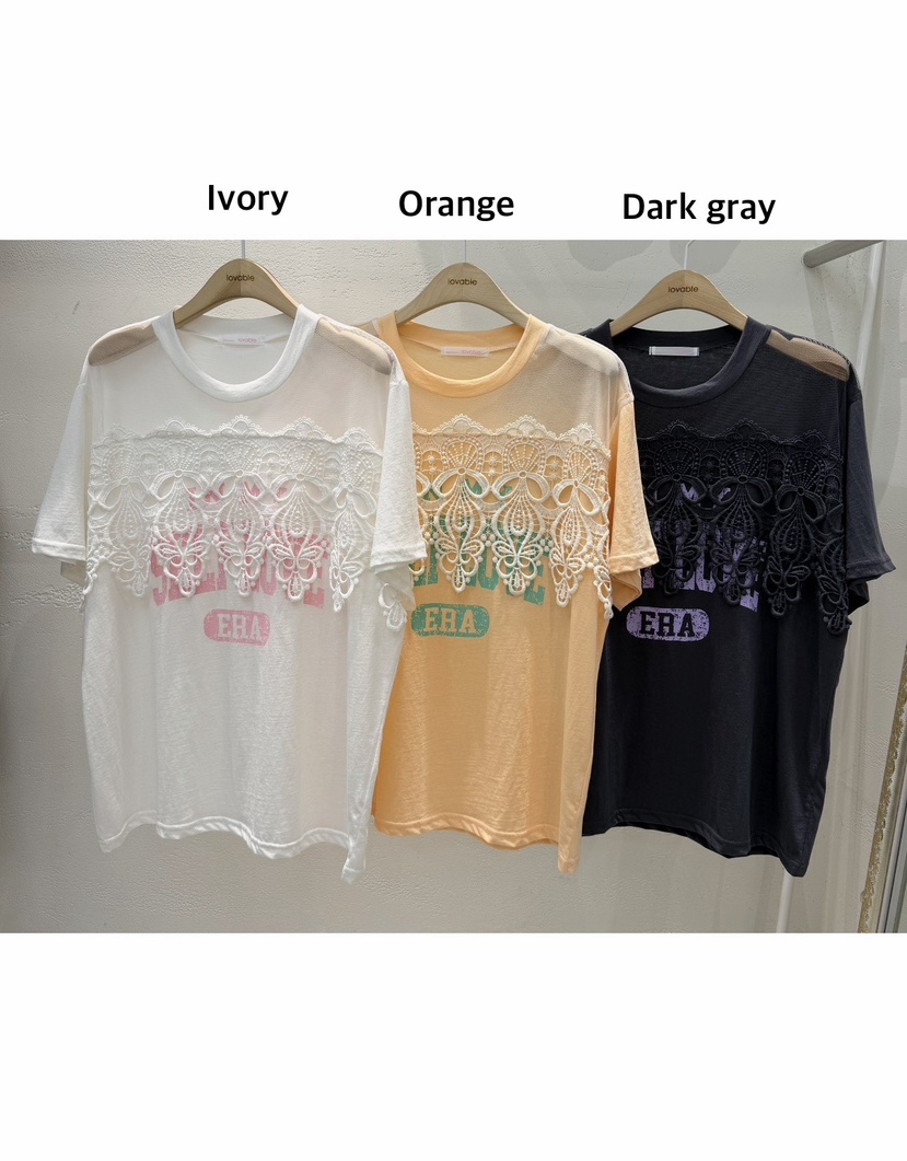 LOVABLE韓國代購女裝新款人氣休閑時尚26春夏熱賣推薦T恤LOVABLET恤