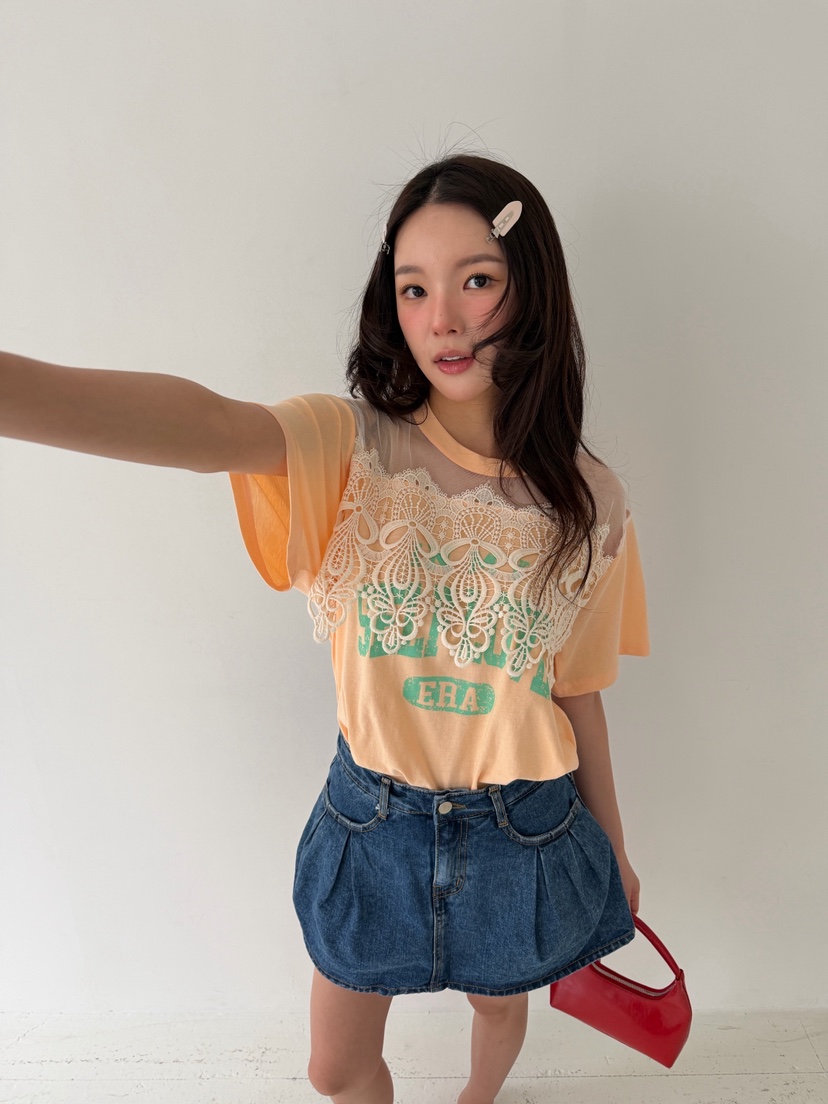 LOVABLE韓國代購女裝新款人氣休閑時尚26春夏熱賣推薦T恤LOVABLET恤