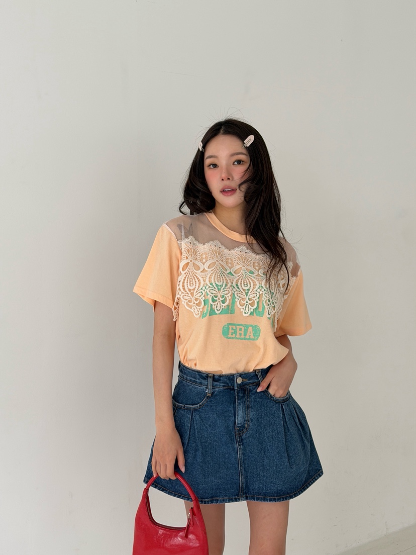 LOVABLE韓國代購女裝新款人氣休閑時尚26春夏熱賣推薦T恤LOVABLET恤