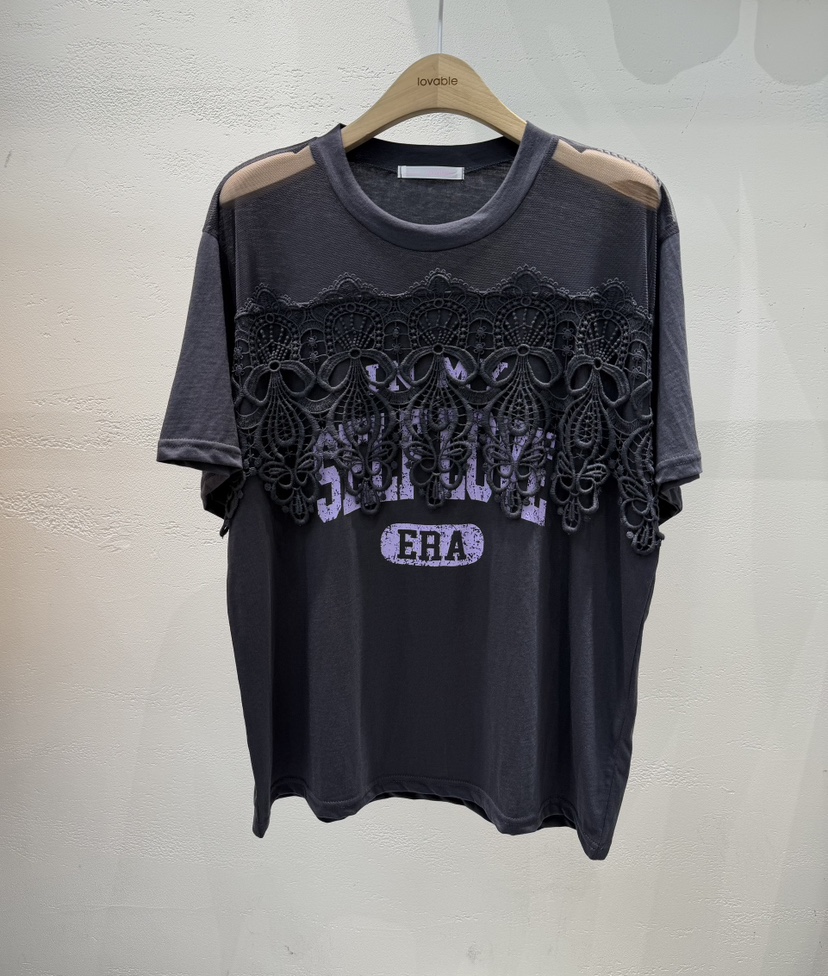 LOVABLE韓國代購女裝新款人氣休閑時尚26春夏熱賣推薦T恤LOVABLET恤圖色1