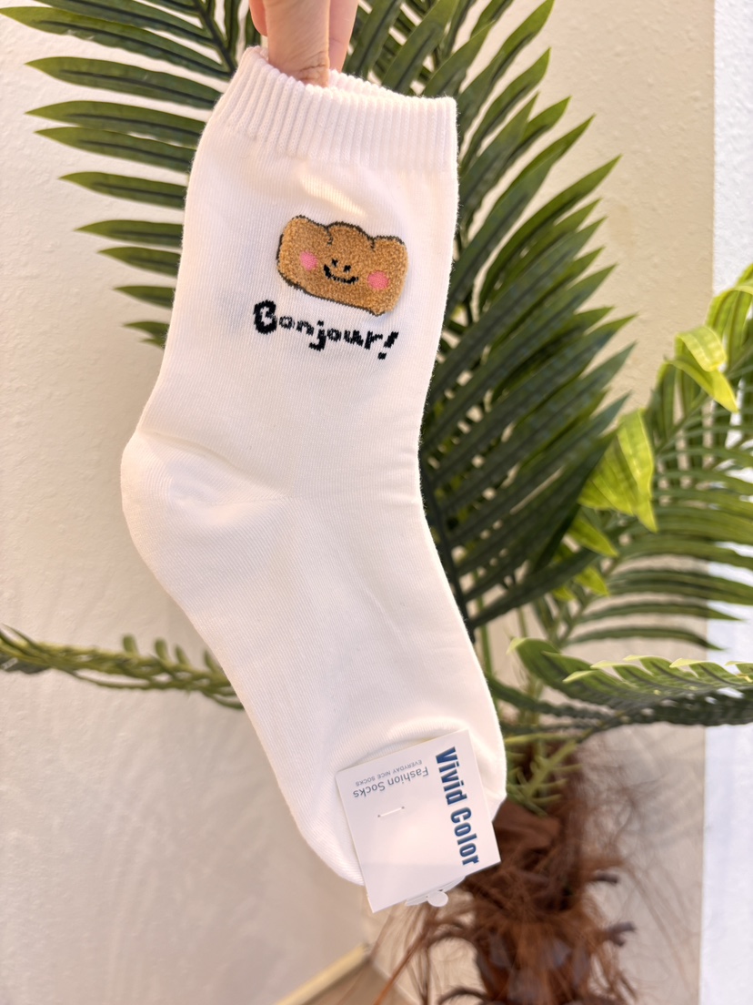 CACTUS-Q東大門實拍女裝新品26春夏真品休閑職業推薦襪子CACTUS十雙起/可混搭襪子圖色1