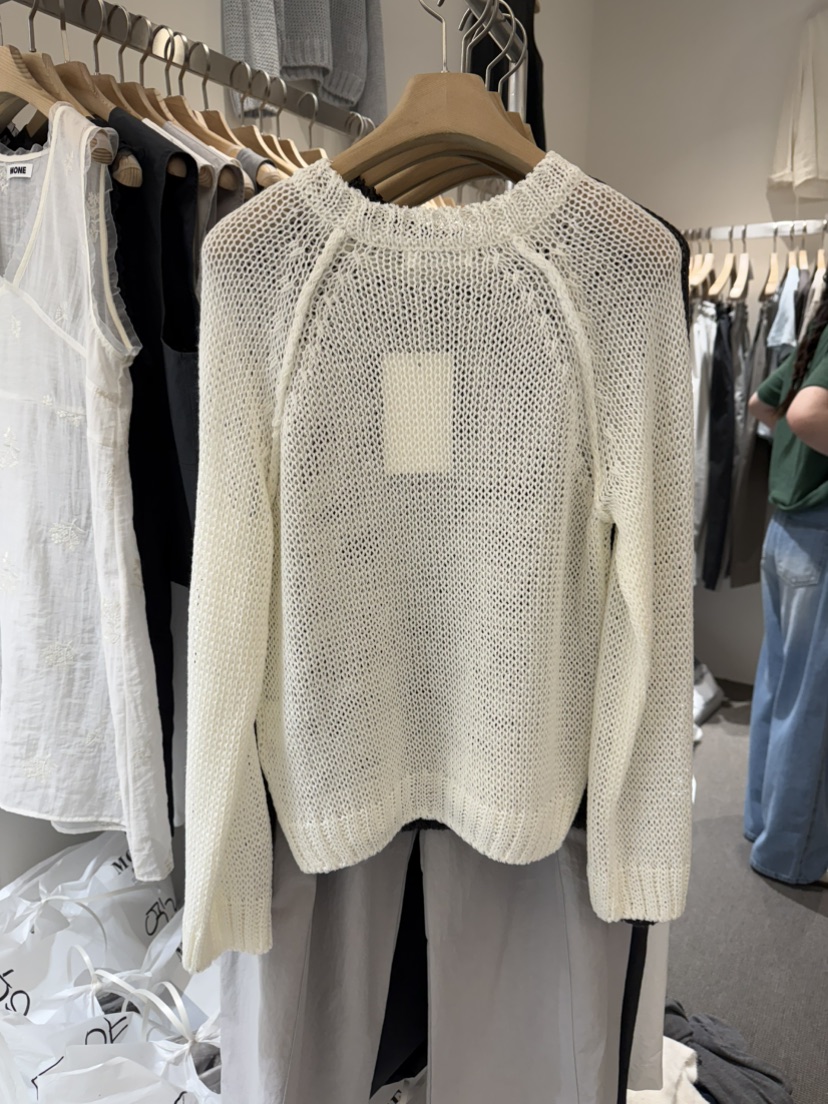 MONE-A韓國直郵實拍女士新款26春夏人氣職業推薦休閑針織衫MONE-A針織衫