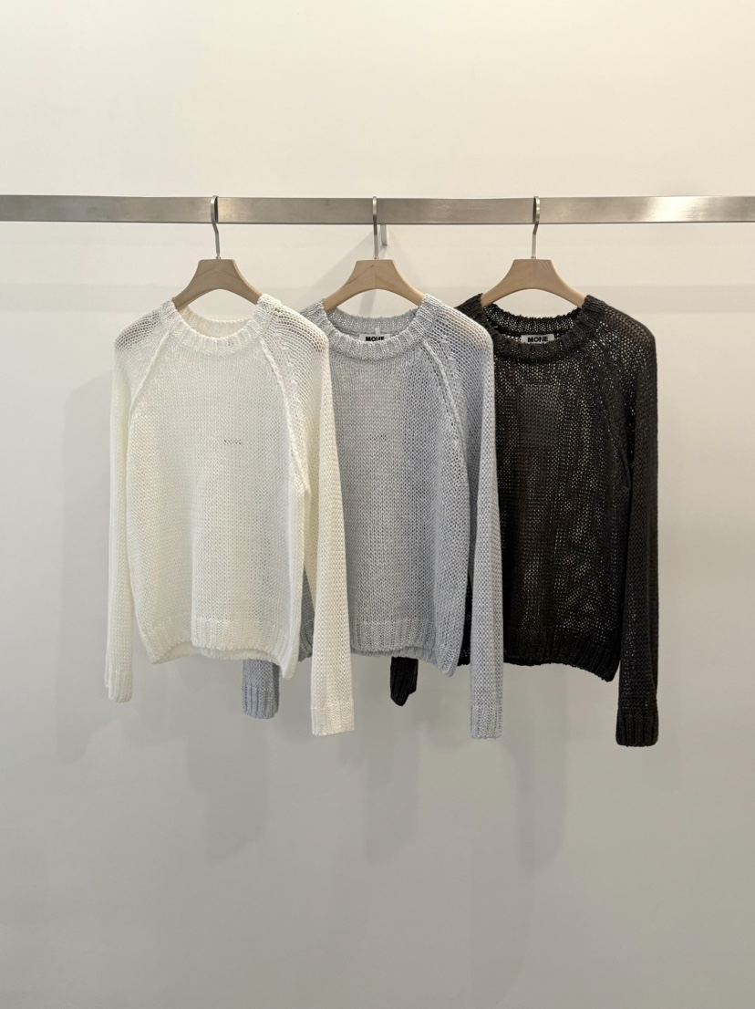 MONE-A韓國直郵實拍女士新款26春夏人氣職業推薦休閑針織衫MONE-A針織衫