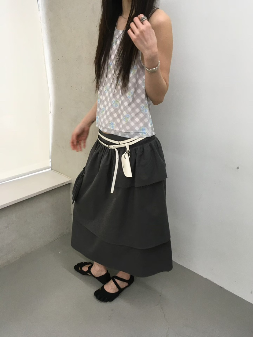 MINIMUZE東大門實拍女裝新款推薦休閑職業時尚吊帶背心網眼MINIMUZE吊帶/背心