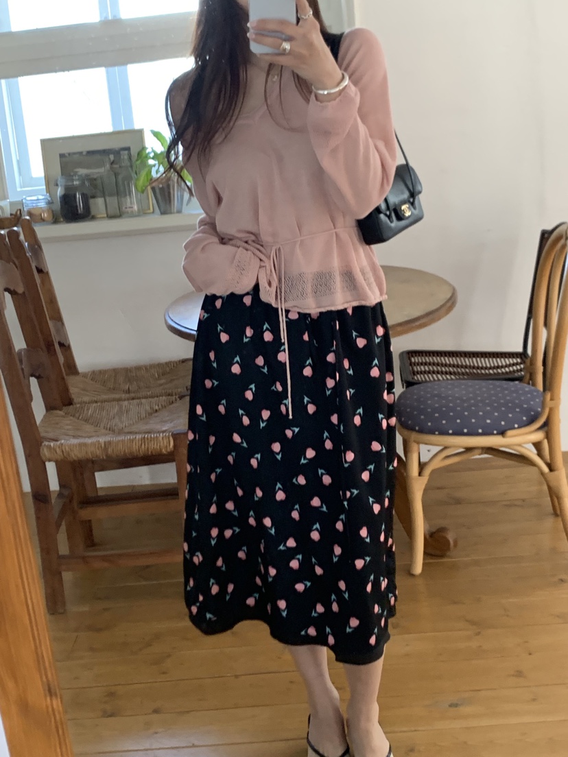 LA CREME韓國直郵實拍女裝新品休閑時尚人氣半身裙中短裙LA CREME半身裙/中短裙