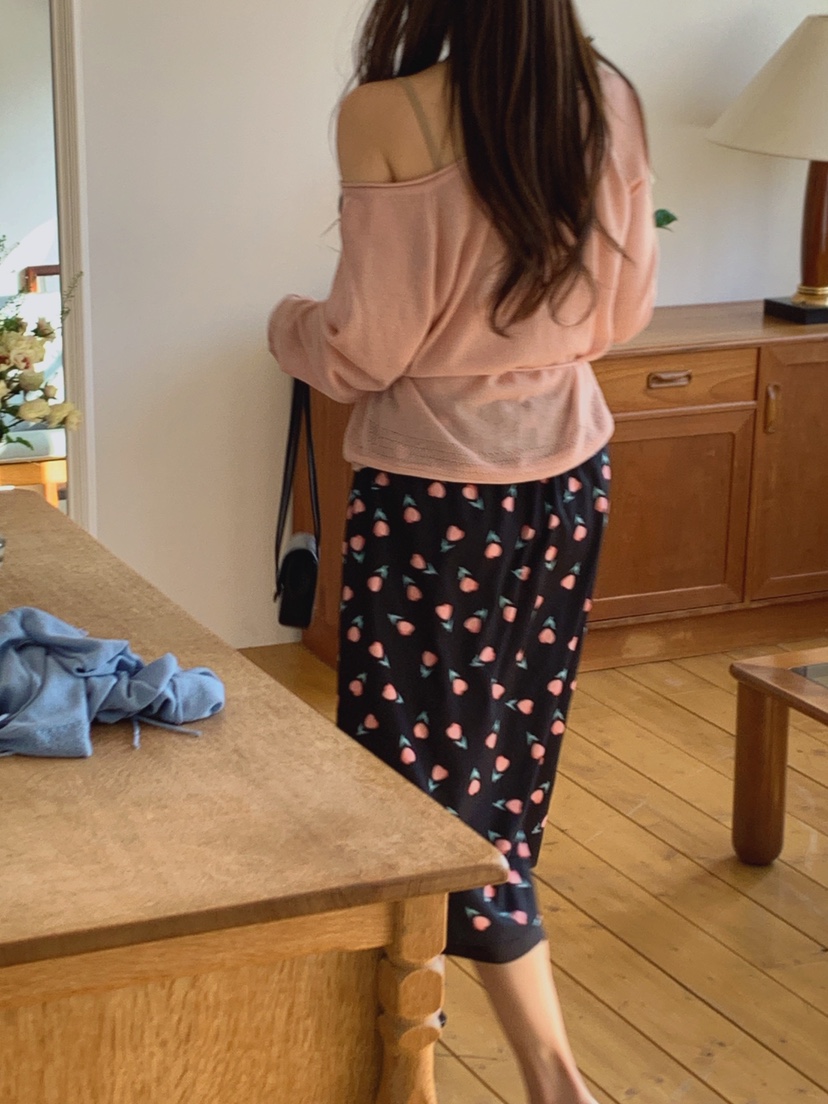 LA CREME韓國直郵實拍女裝新品休閑時尚人氣半身裙中短裙LA CREME半身裙/中短裙