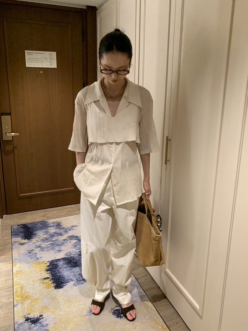 LOFN東大門代購女士新品職業時尚人氣26春夏休閑熱賣套裝LOFN套裝