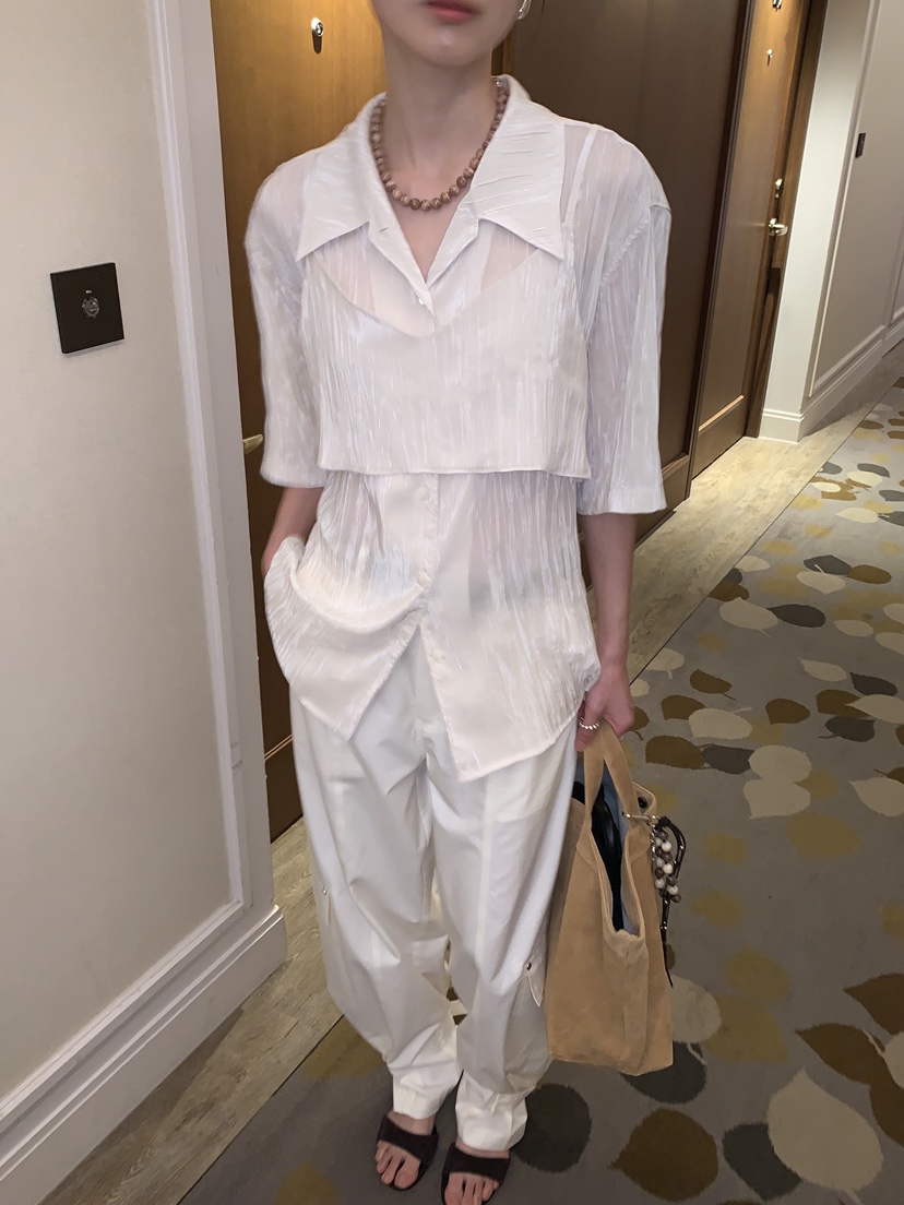 LOFN東大門代購女士新品職業時尚人氣26春夏休閑熱賣套裝LOFN套裝