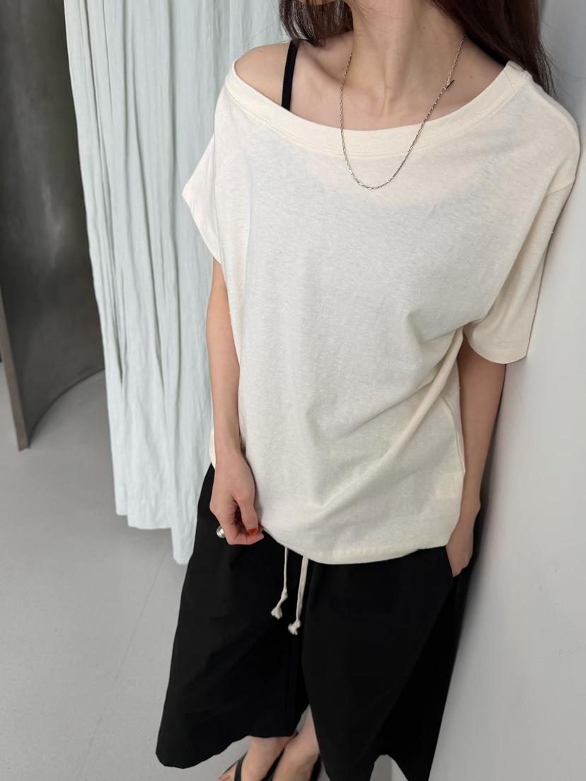 ARKIE/TAF韓國東大門代購女士新款時尚熱賣26春夏T恤露肩ARKIE/TAFT恤