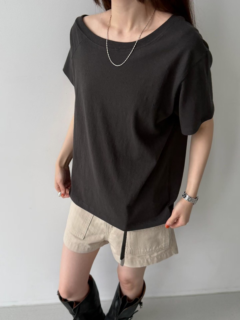 ARKIE/TAF韓國東大門代購女士新款時尚熱賣26春夏T恤露肩ARKIE/TAFT恤