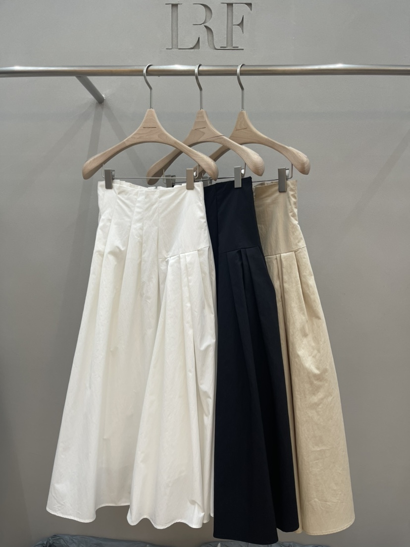 PLUS HONG-P韓國直郵女士新款熱賣人氣職業長裙百褶褶裙LORA FAMILY/PLUS HONG長裙