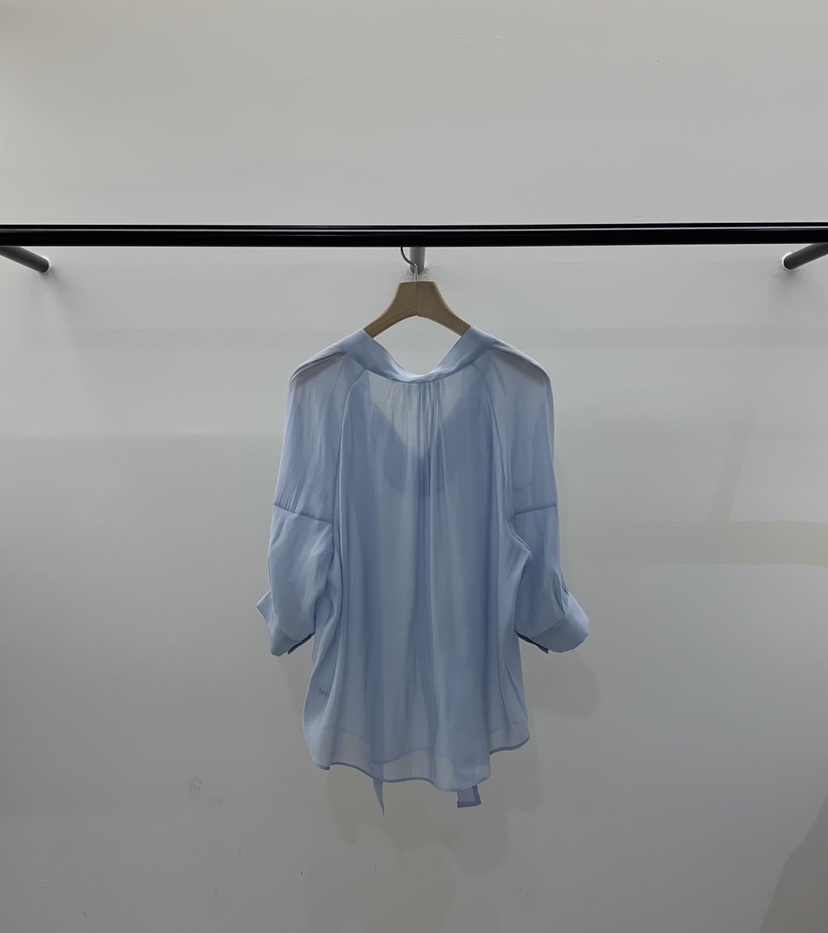 LA CREME韓國東大門代購女士新款時尚26春夏襯衫蕾絲衫雙面LA CREME襯衫/蕾絲衫