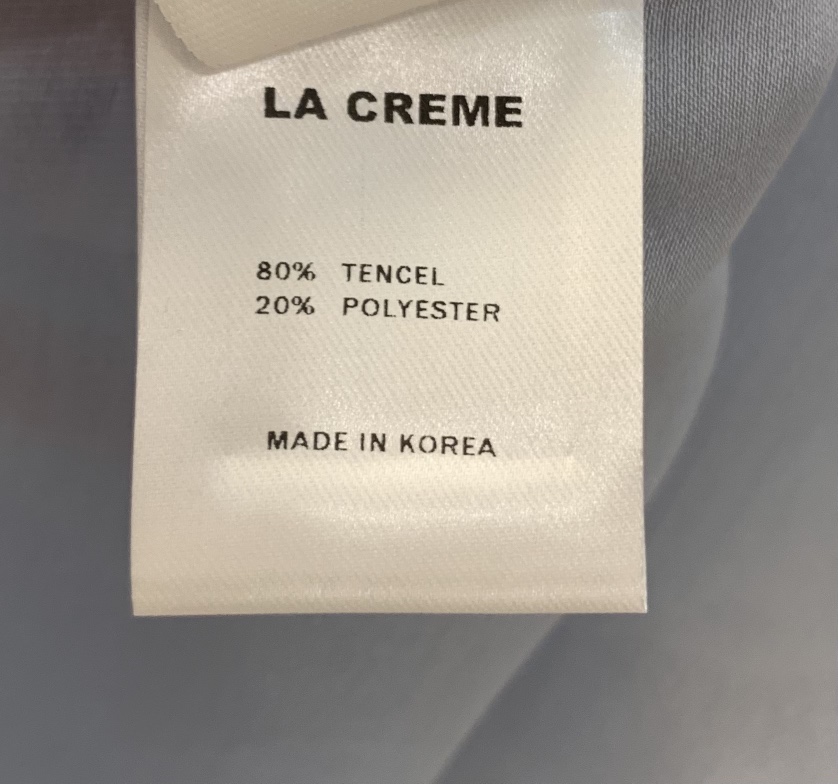 LA CREME韓國東大門代購女士新款時尚26春夏襯衫蕾絲衫雙面LA CREME襯衫/蕾絲衫