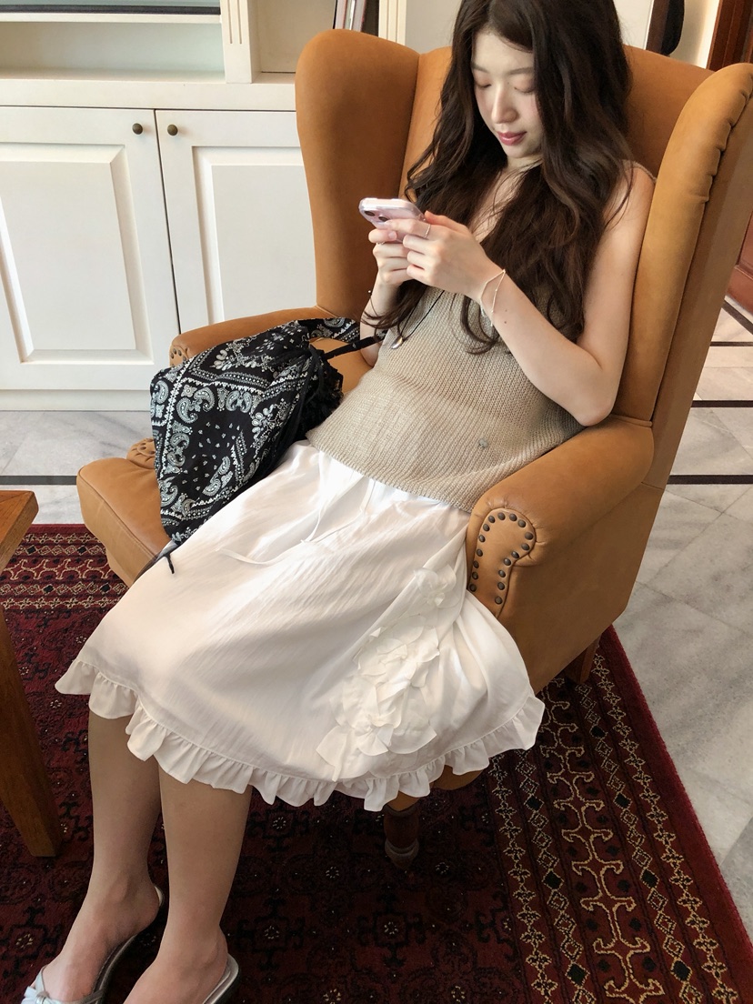 ERUME韓國東大門直郵女士新款休閑人氣職業26春夏半身裙中短裙ERUME半身裙/中短裙