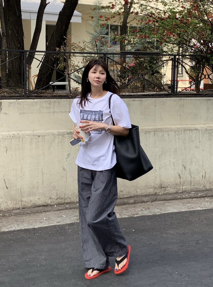 COURGETTE韓國直郵女裝新品時尚職業人氣推薦休閑26春夏休閑褲COURGETTE休閑褲