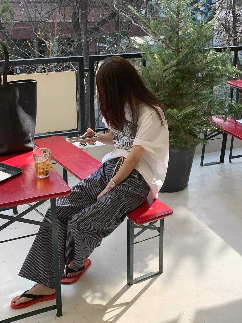 COURGETTE韓國直郵女裝新品時尚職業人氣推薦休閑26春夏休閑褲COURGETTE休閑褲