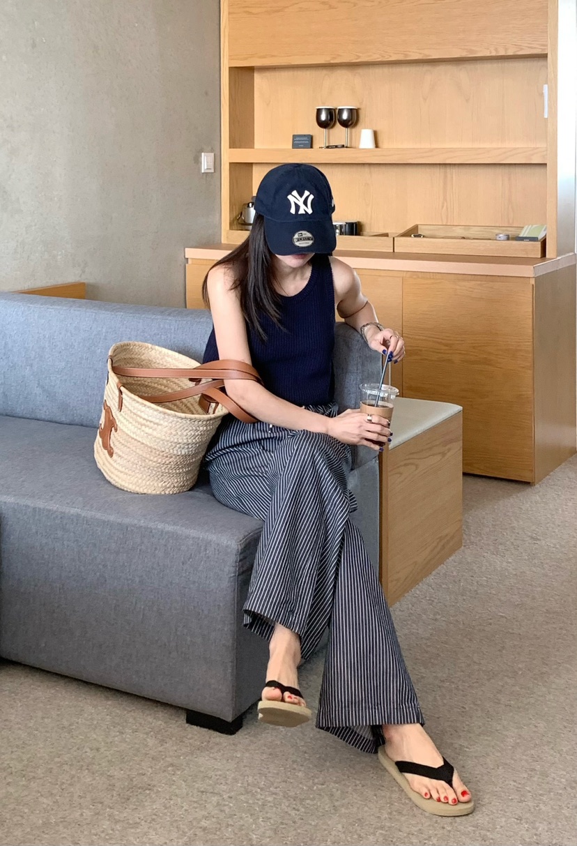 COURGETTE韓國直郵女裝新品時尚職業人氣推薦休閑26春夏休閑褲COURGETTE休閑褲