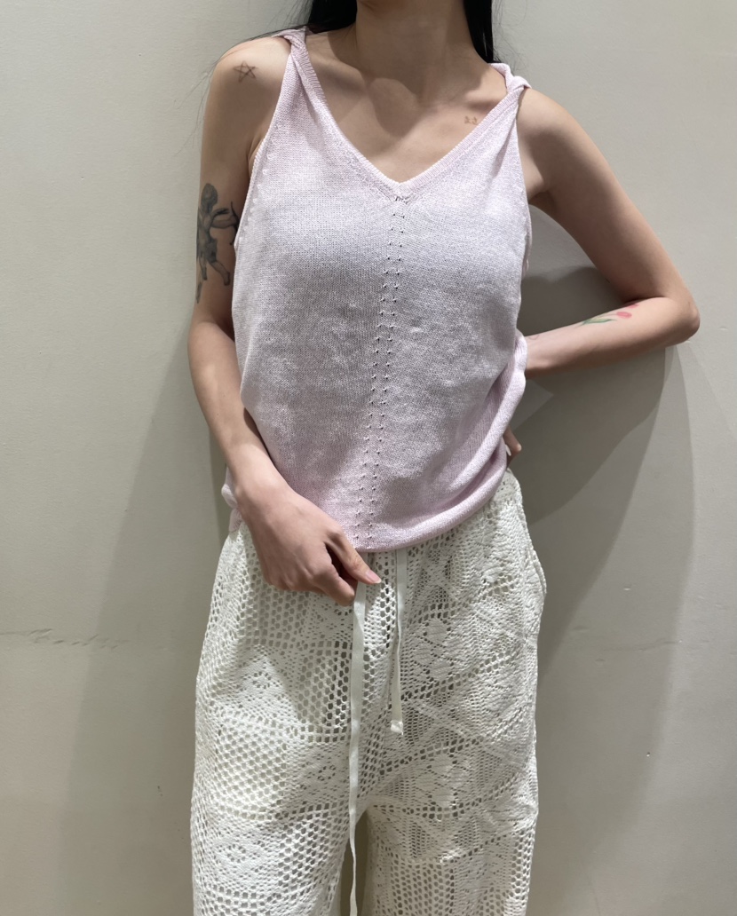 NEOUL東大門實拍女裝新品真品26春夏熱賣時尚職業吊帶背心NEOUL/ahin雙領標簽吊帶/背心