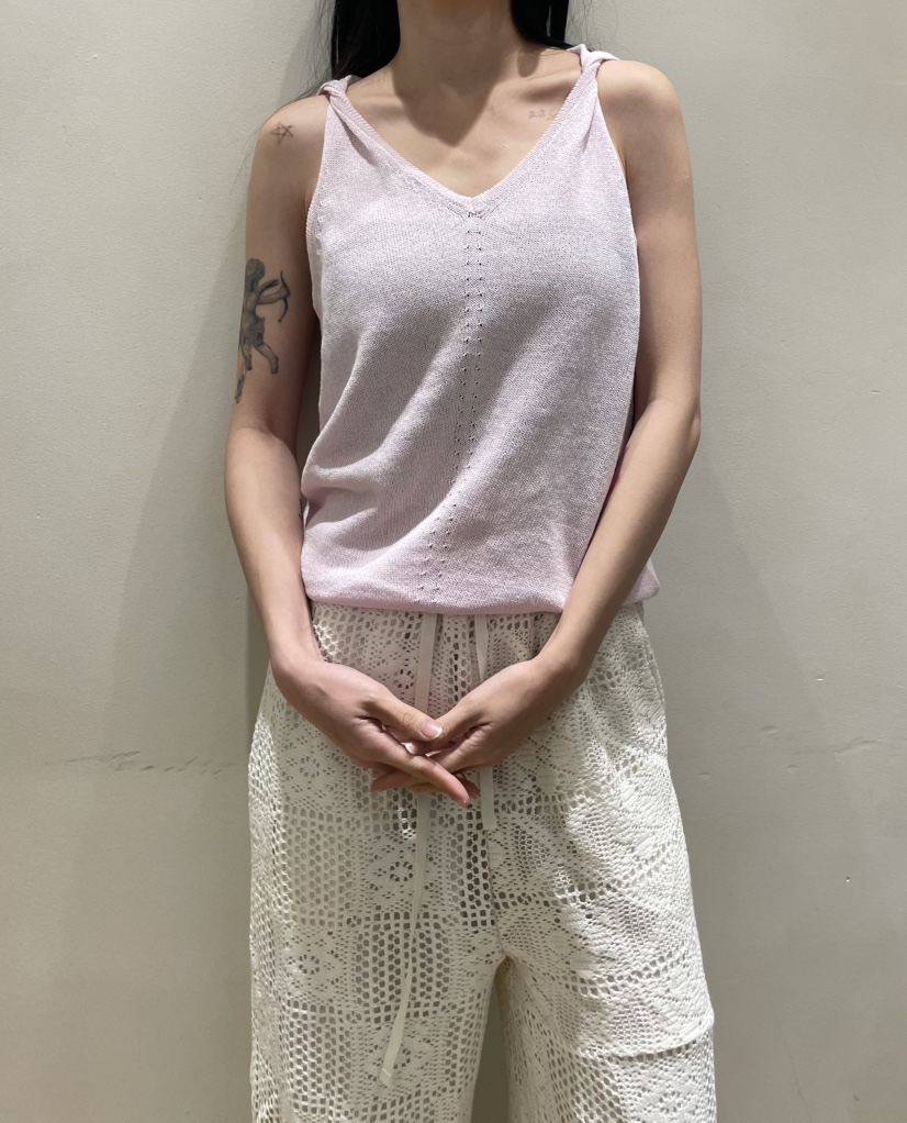 NEOUL東大門實拍女裝新品真品26春夏熱賣時尚職業吊帶背心NEOUL/ahin雙領標簽吊帶/背心